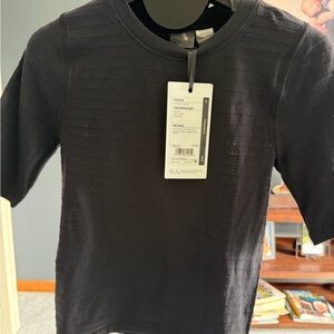 CALIA by Carrie Underwood Black Short-Sleeve Ribbed Tee